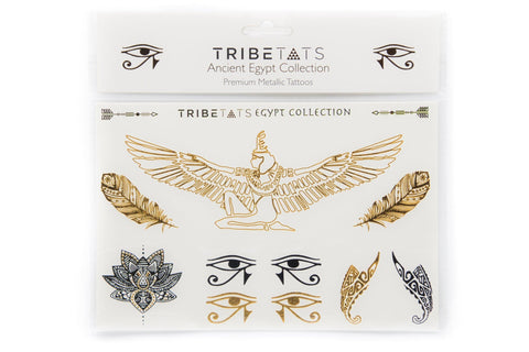 Ancient Egypt Collection | Metallic Tattoos Variety Set