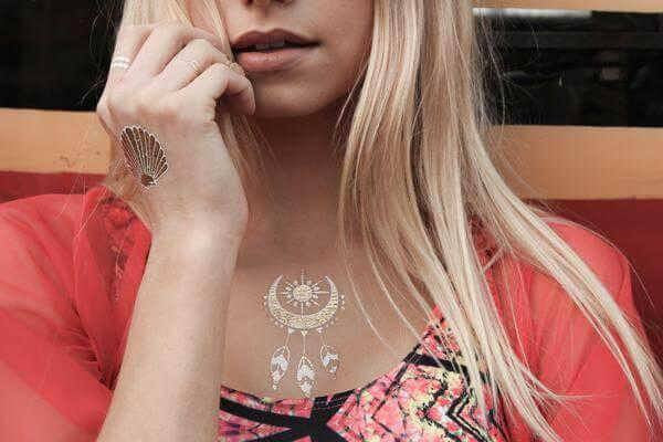 Belize Metallic Tattoo