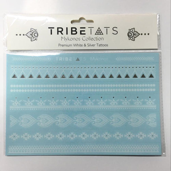 Mykonos Collection | White Tattoos Variety Set