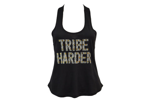 TRIBE HARDER Metallic Backless Tank by TribeTops