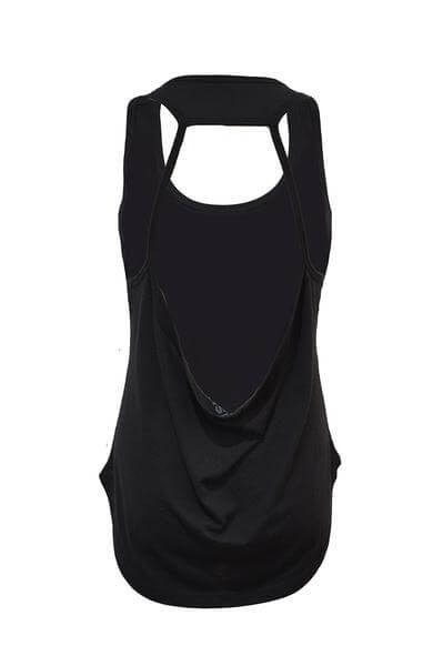 Metallic Backless Tank